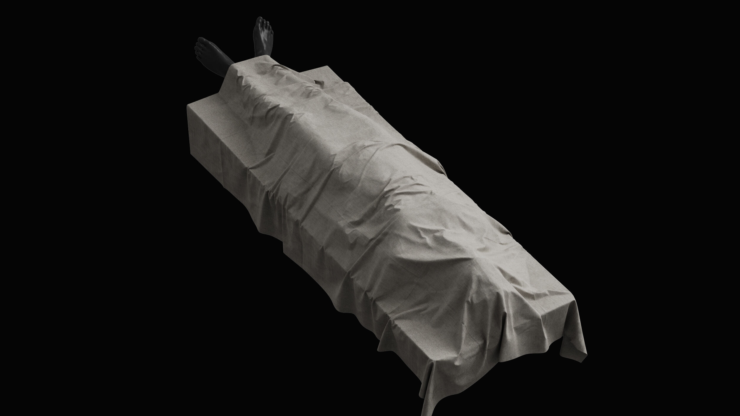 Covered Corpse 02 3D model_7