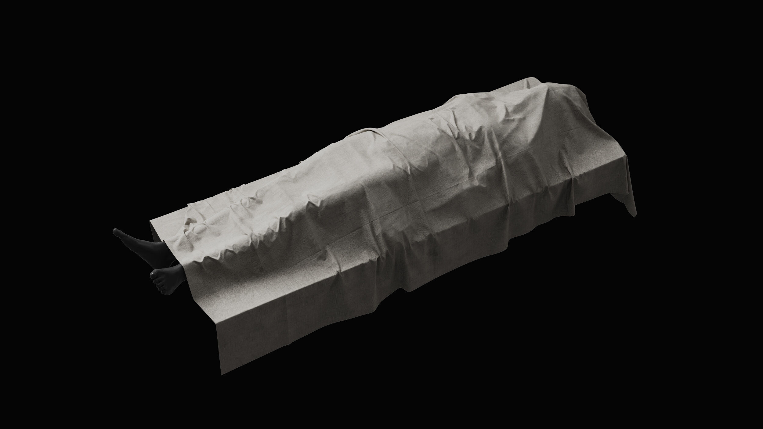 Covered Corpse 02 3D model_1