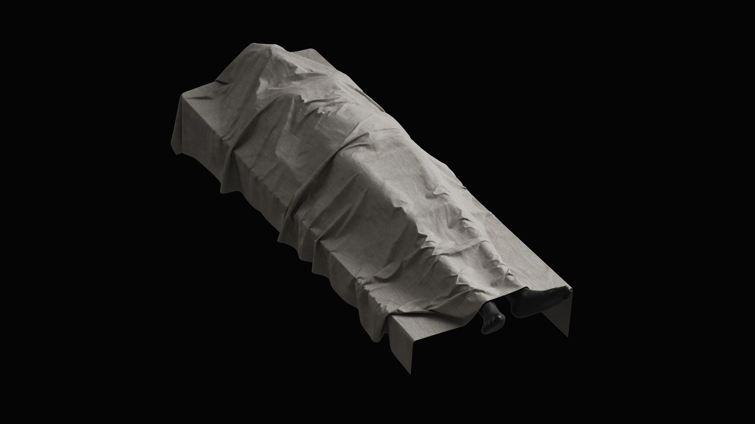 Covered Corpse 02 3D model_3