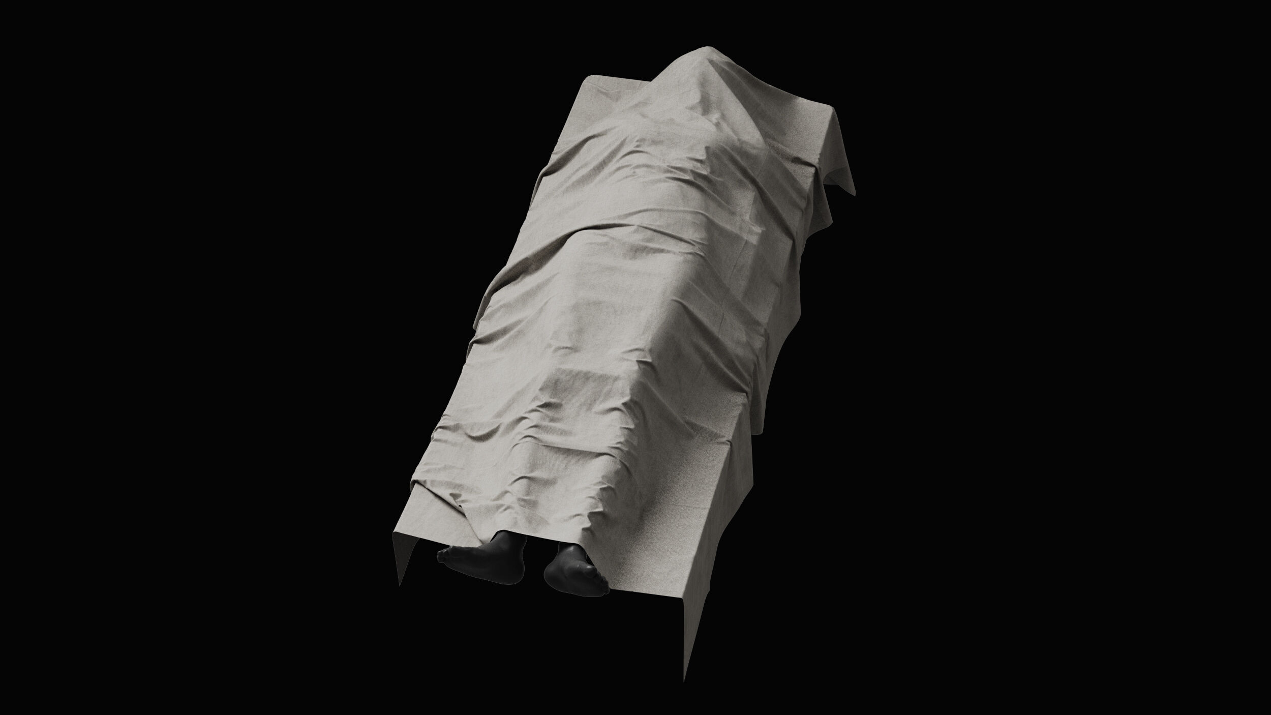 Covered Corpse 02 3D model_2