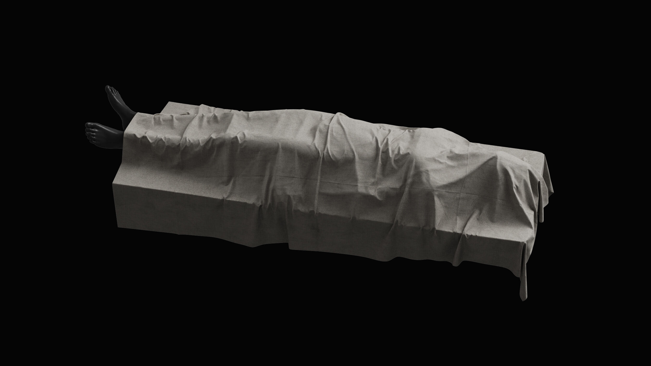 Covered Corpse 02 3D model_8