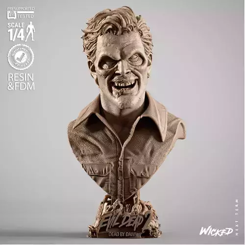 Wicked Movies Ash Portrait Bust 3D print