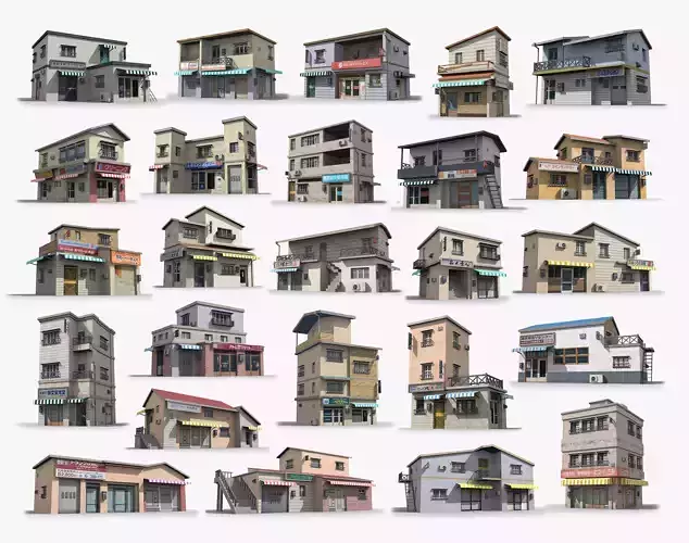 25 Japanese House Collection 