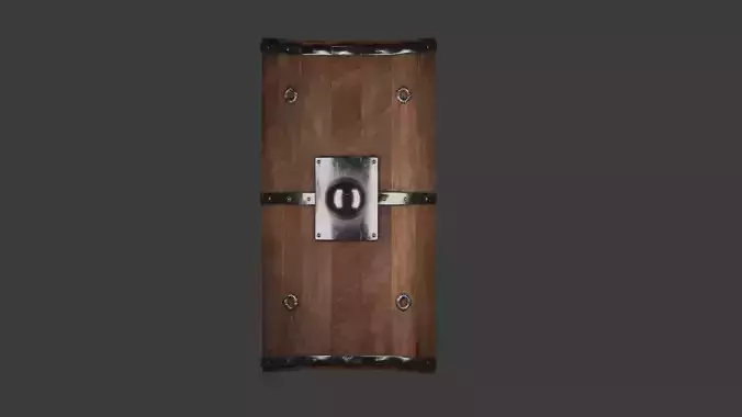 Wooden scutum shield