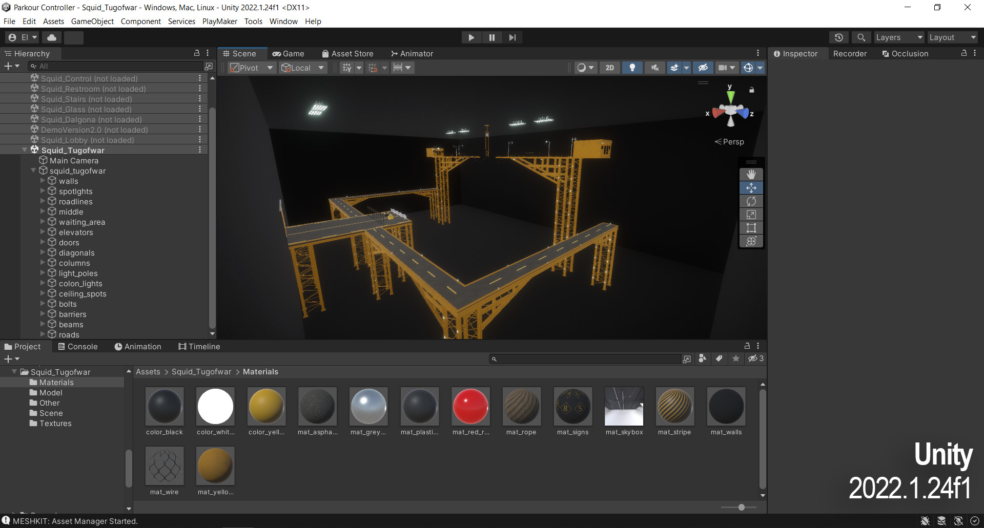 Squid Game Tug of War Map 3D model_21