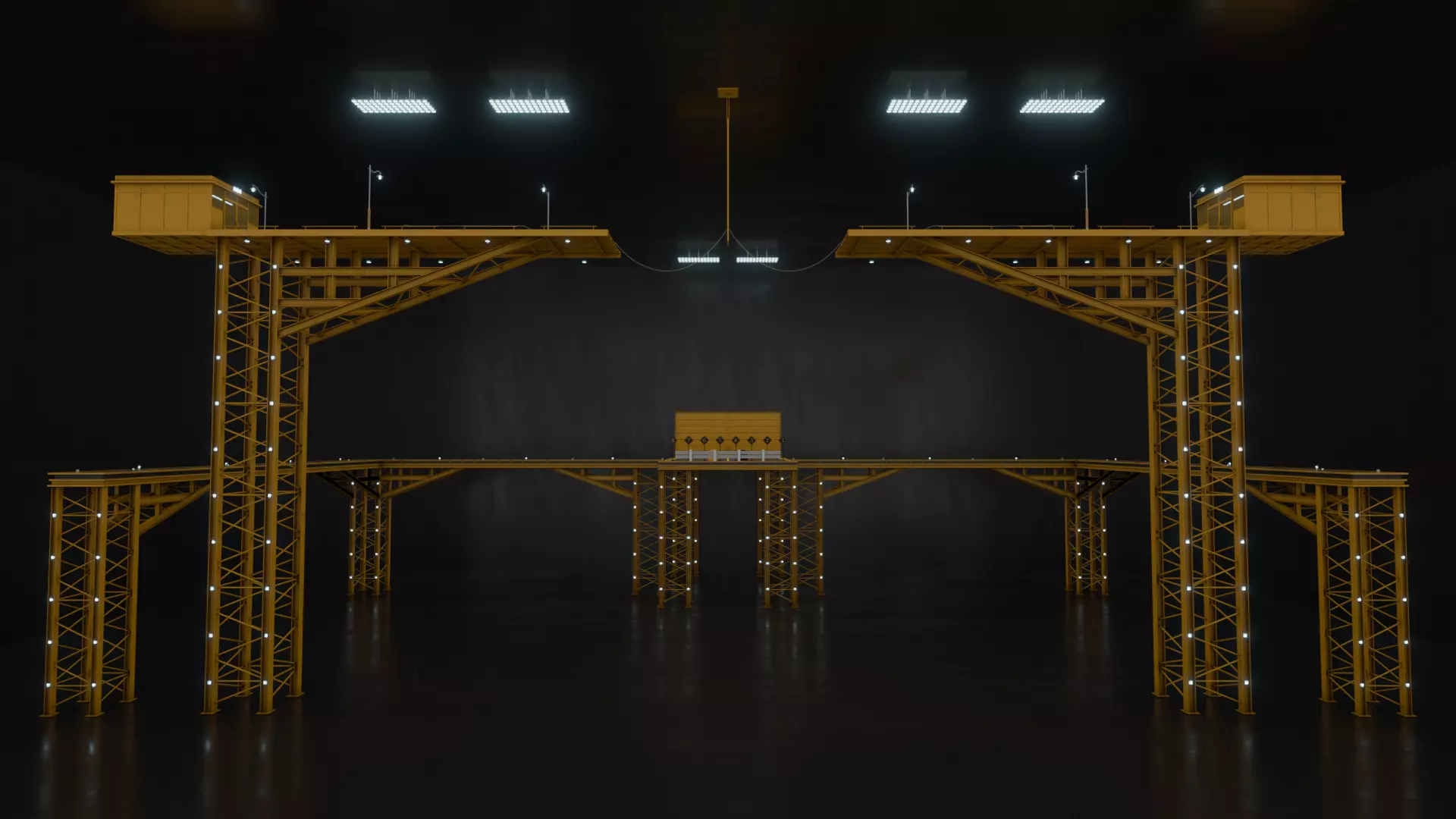 Squid Game Tug of War Map 3D model_0