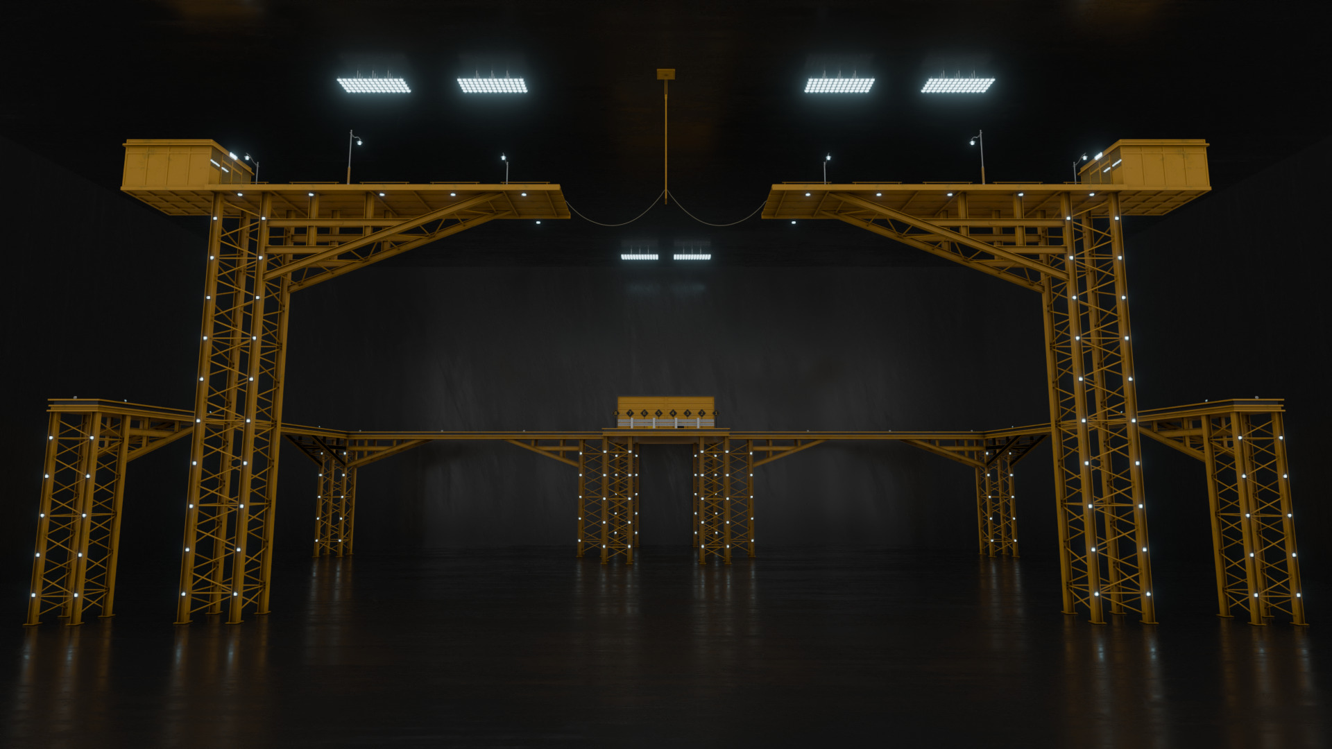 Squid Game Tug of War Map 3D model_5