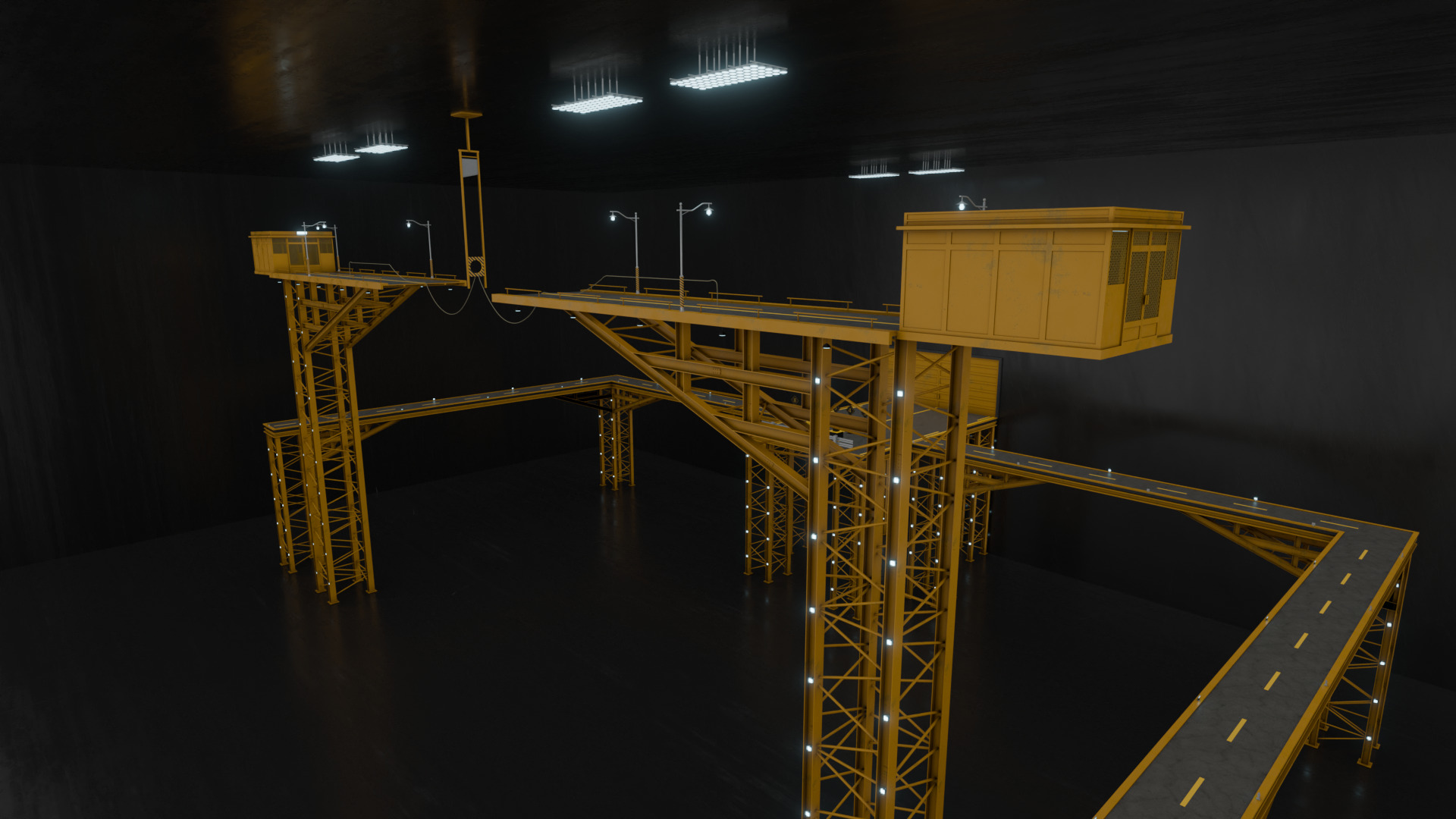 Squid Game Tug of War Map 3D model_8