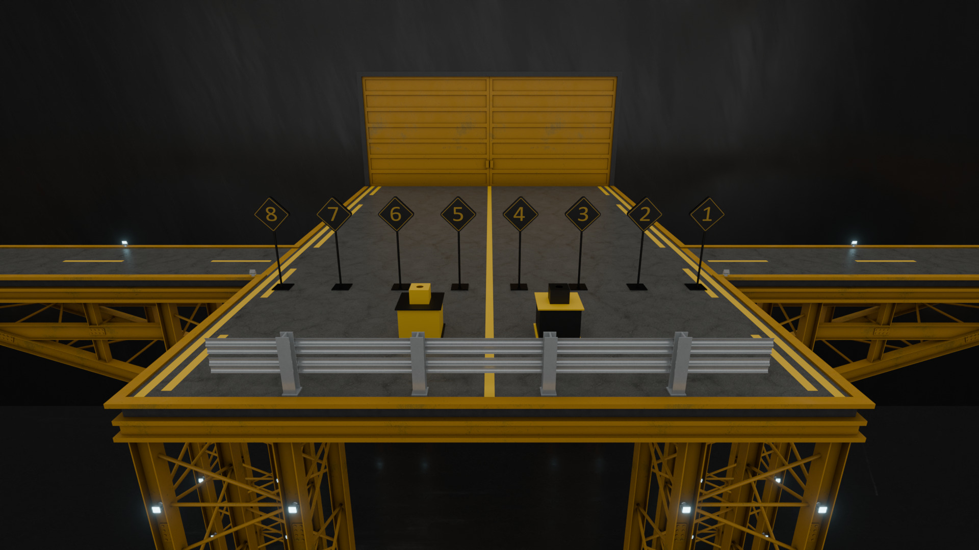 Squid Game Tug of War Map 3D model_4