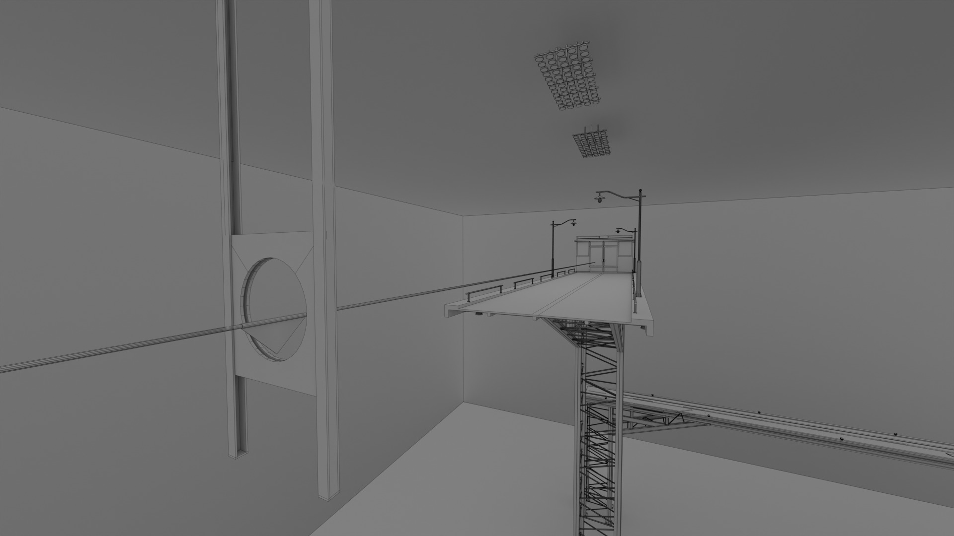 Squid Game Tug of War Map 3D model_19