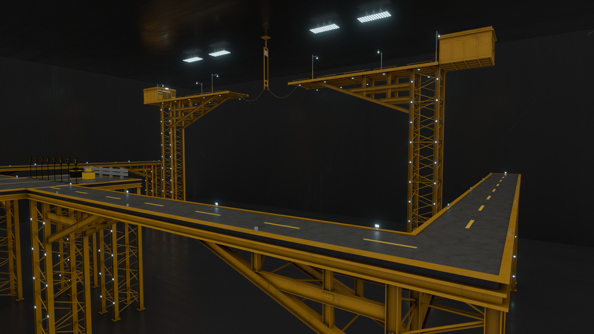 Squid Game Tug of War Map 3D model_11