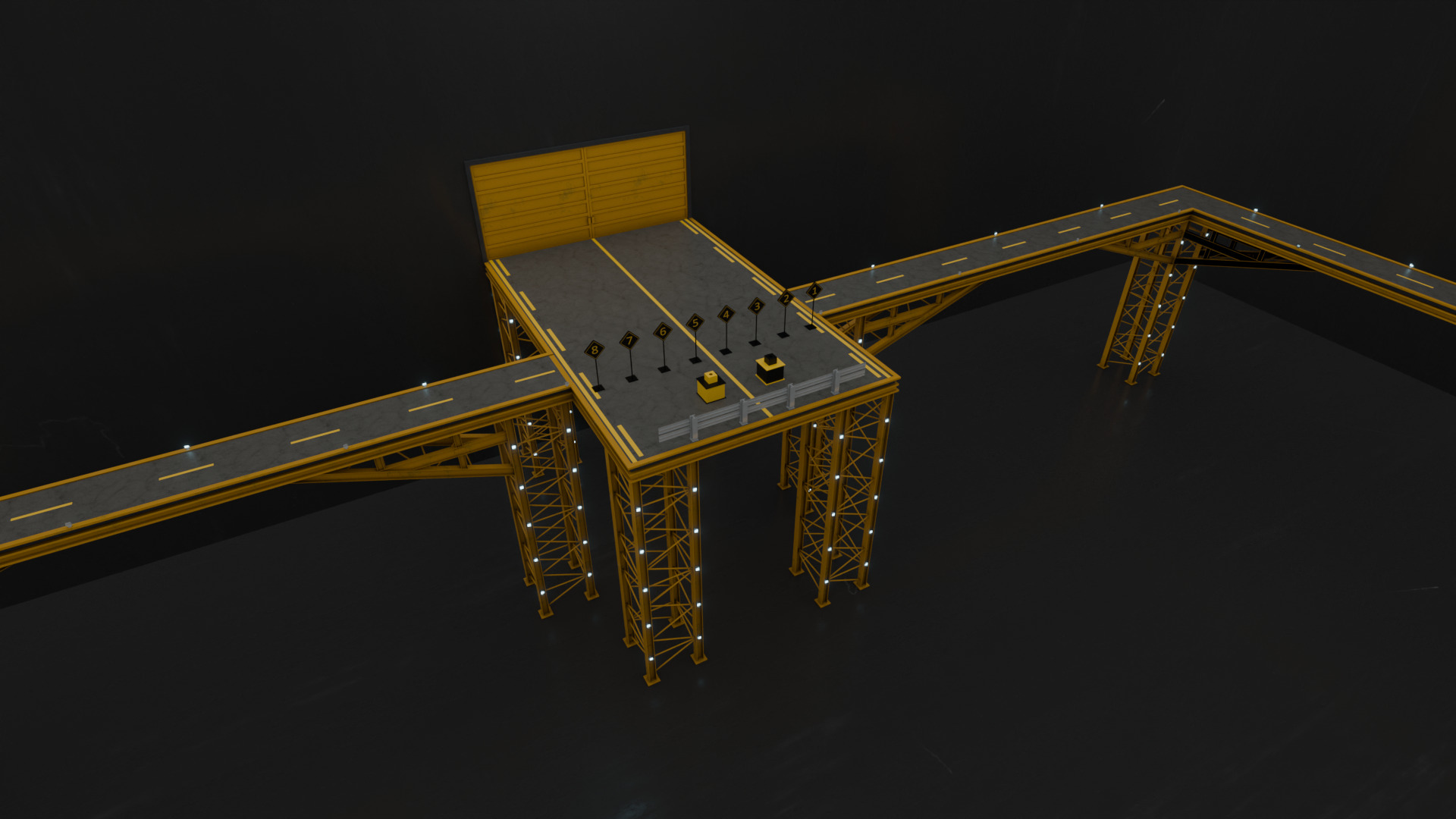 Squid Game Tug of War Map 3D model_10