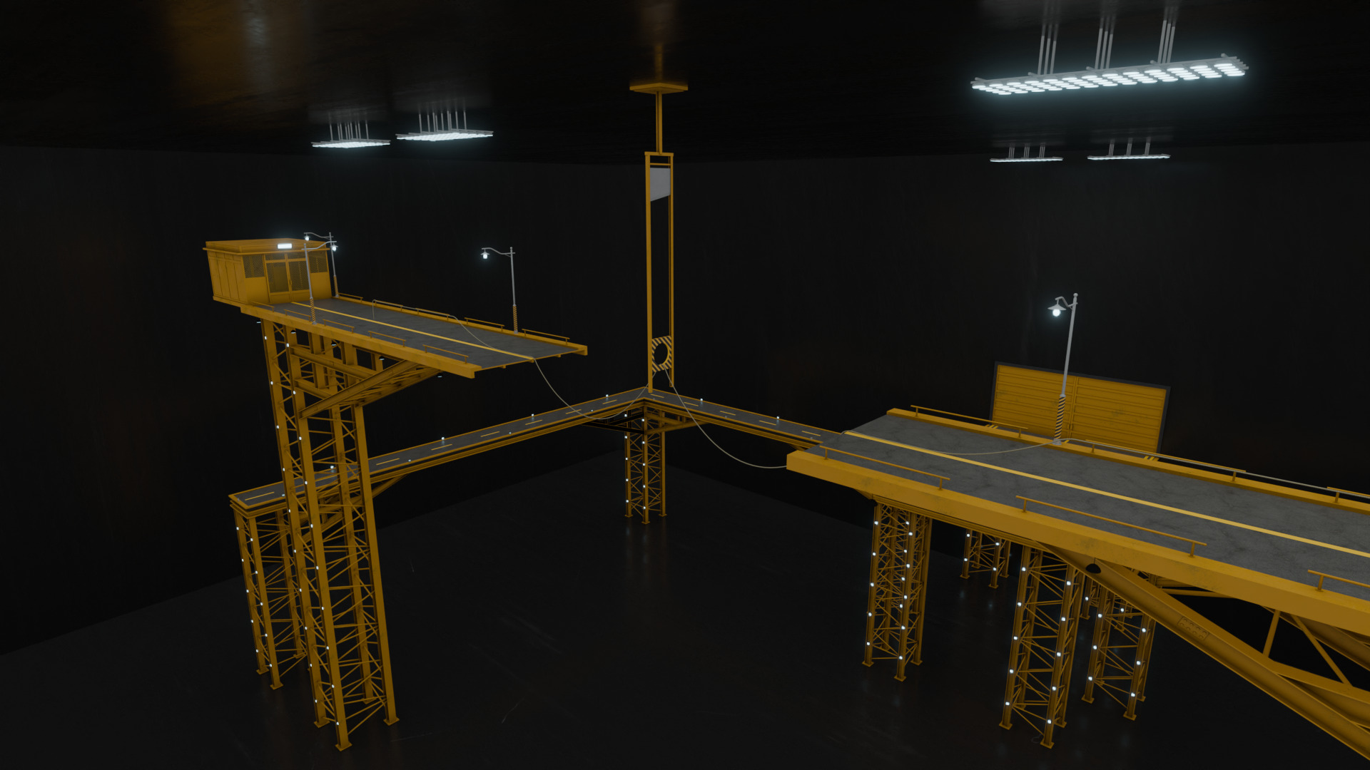 Squid Game Tug of War Map 3D model_3
