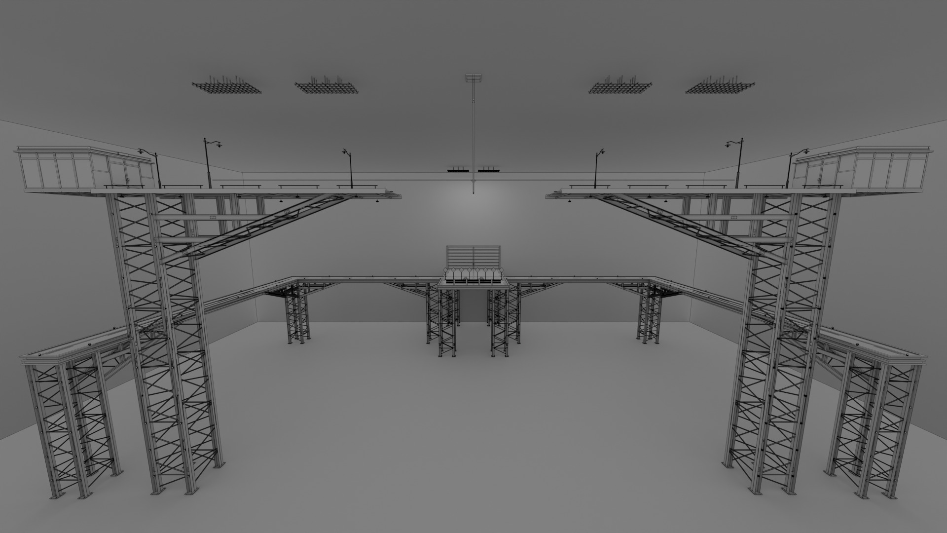 Squid Game Tug of War Map 3D model_17