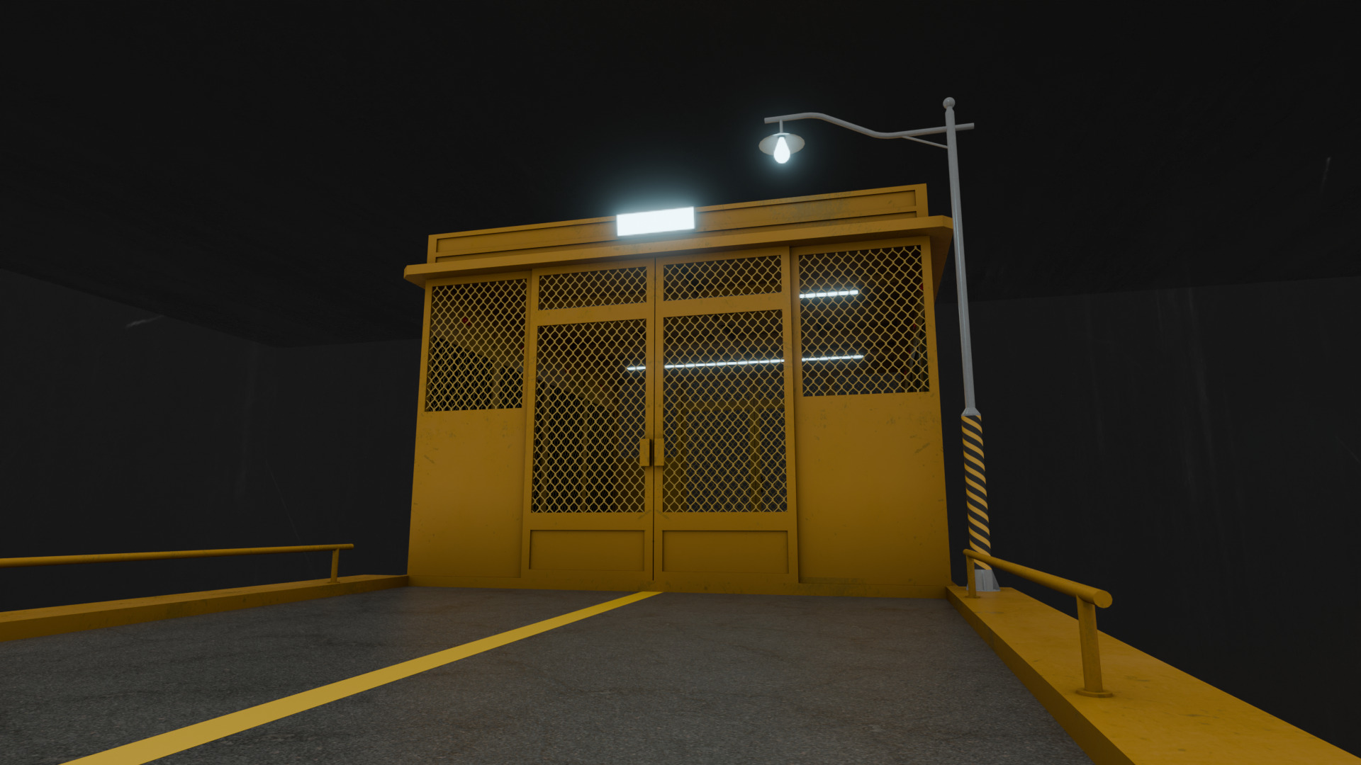 Squid Game Tug of War Map 3D model_12