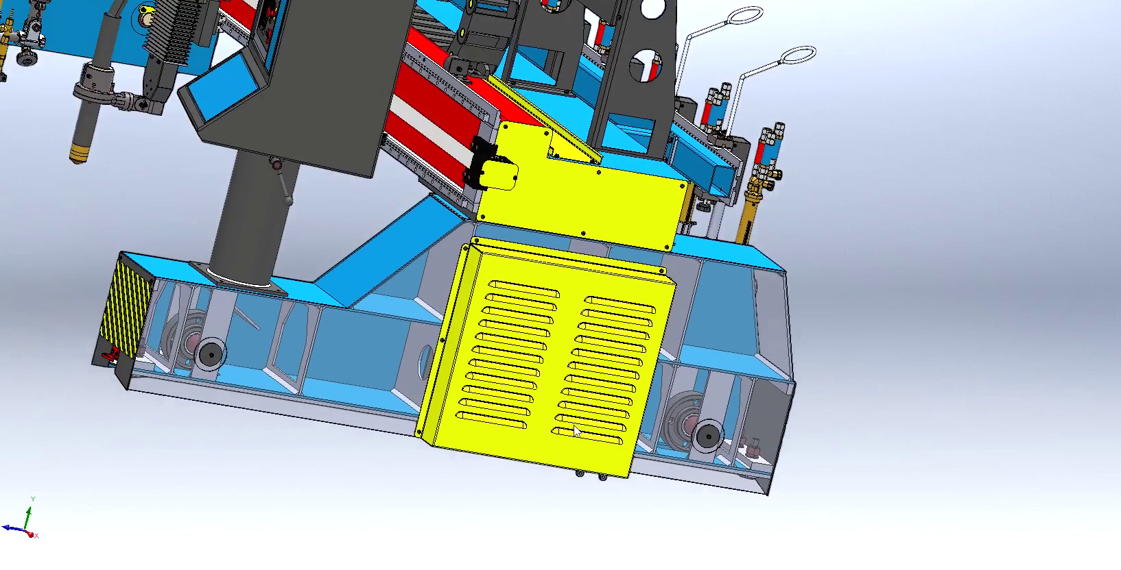 CNC Plasma Cutting Machine - CNC Profile Cutting Equipment 3D model_3