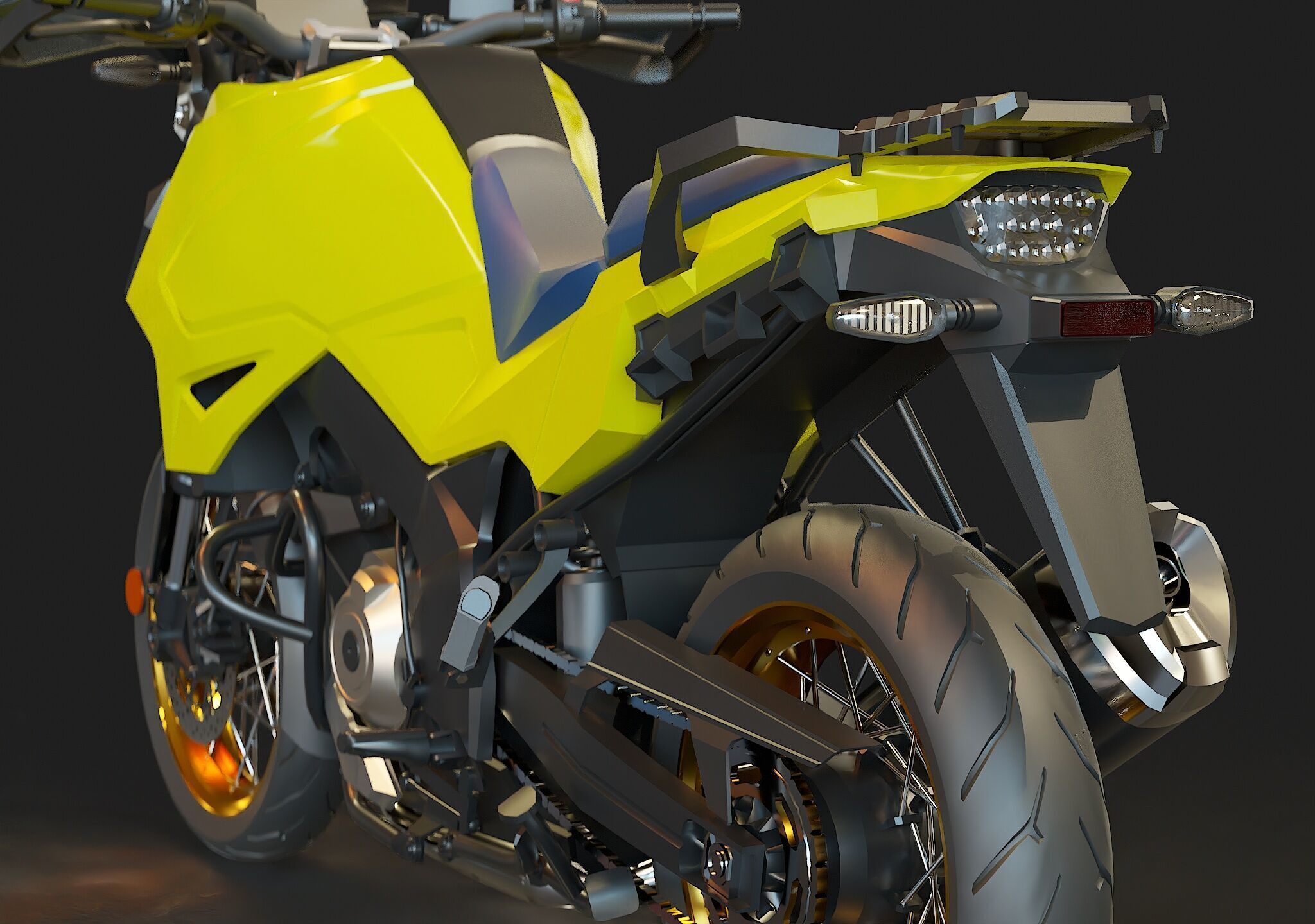 Base model  Suzuki V Storm 1050 2020 3D model_11