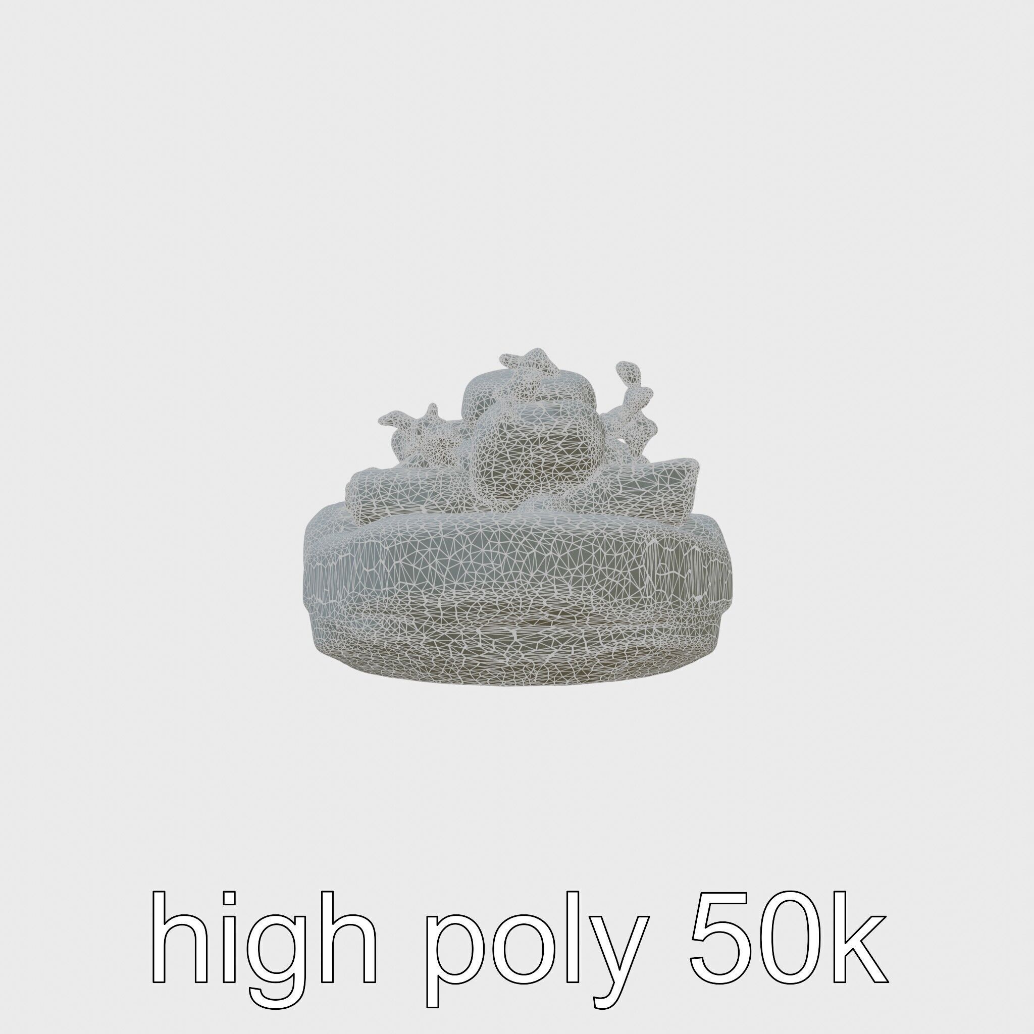 Ottoman-inspired Iskender Kebab 3D Model Low-poly 3D model_8