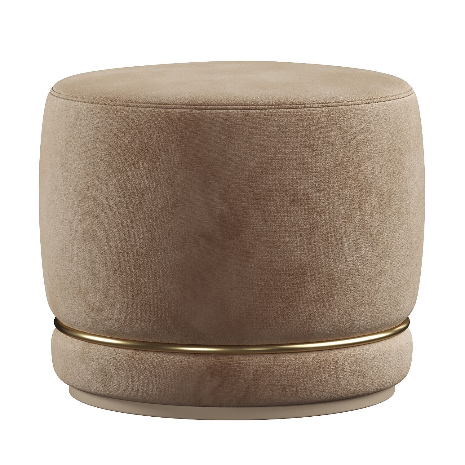 DRAPER POUF 3D model_2