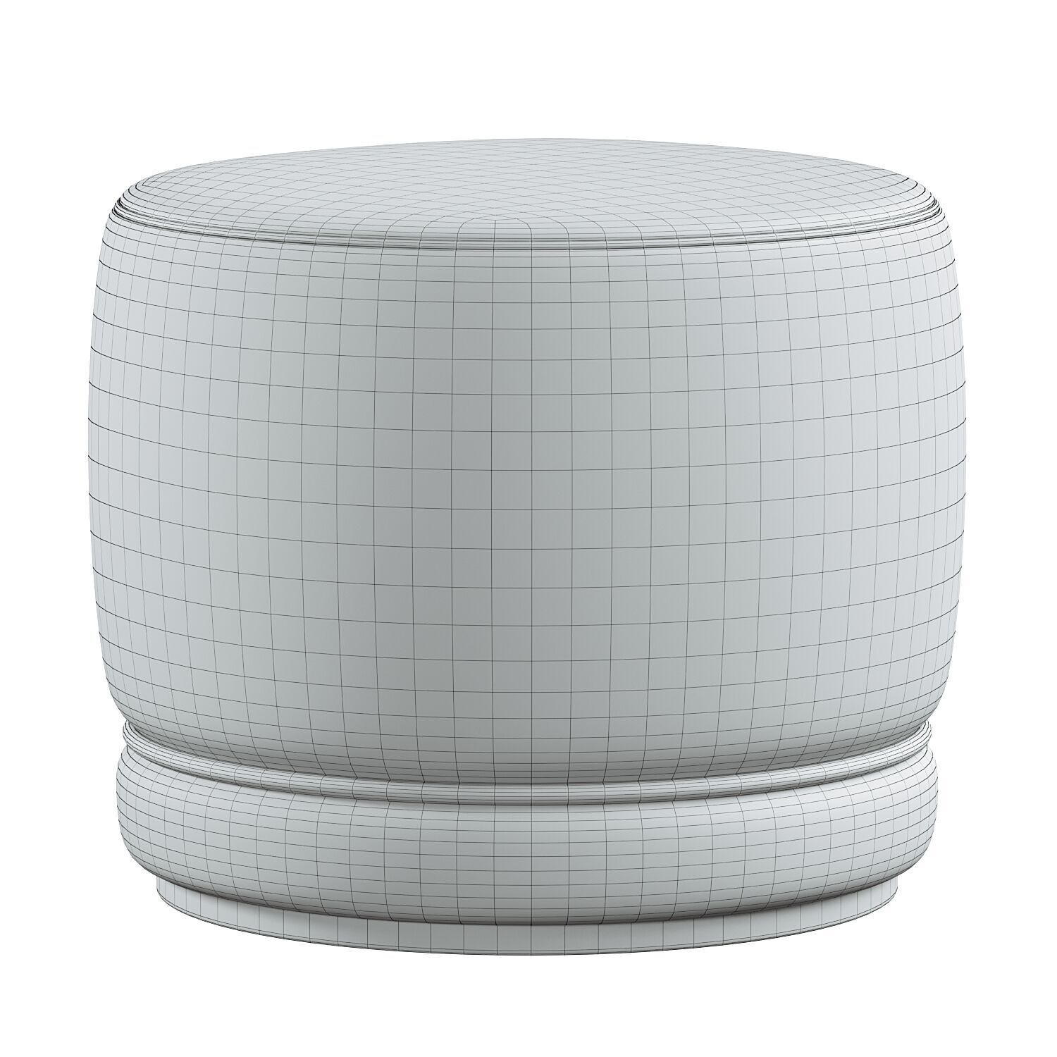 DRAPER POUF 3D model_4