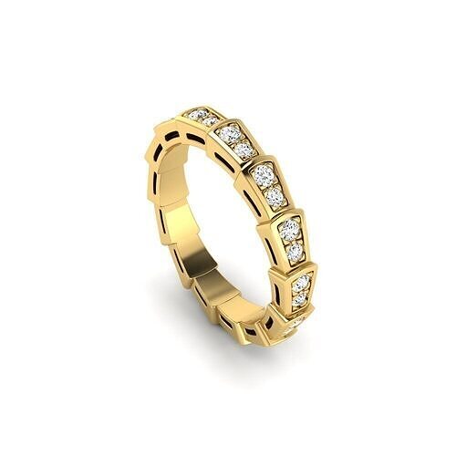 Serpenti Viper Bvlgari Ring 3D print model
