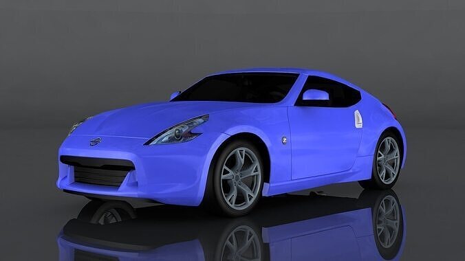 Nissan 370z Z34 Low-poly 3D model