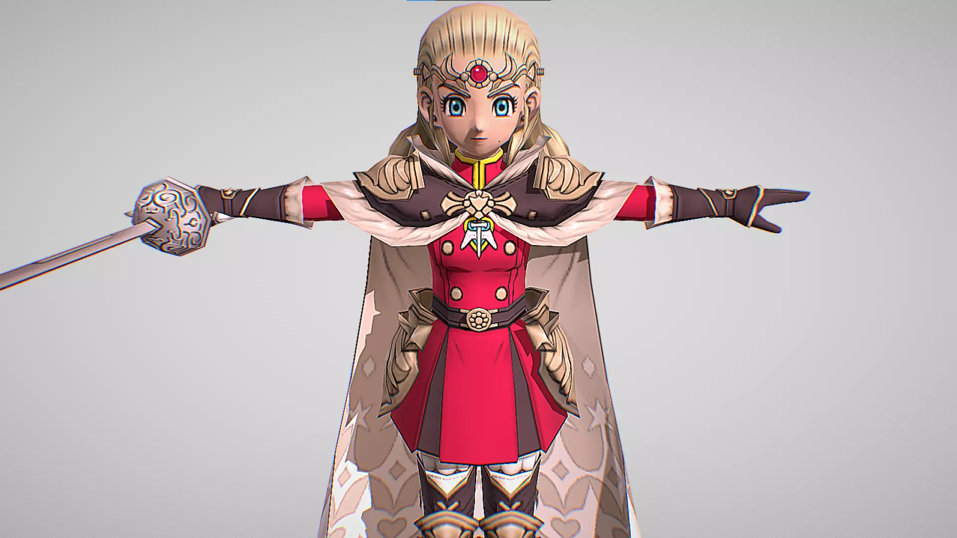 Anlucia - Dragon Quest Rivals Ace Low-poly 3D model