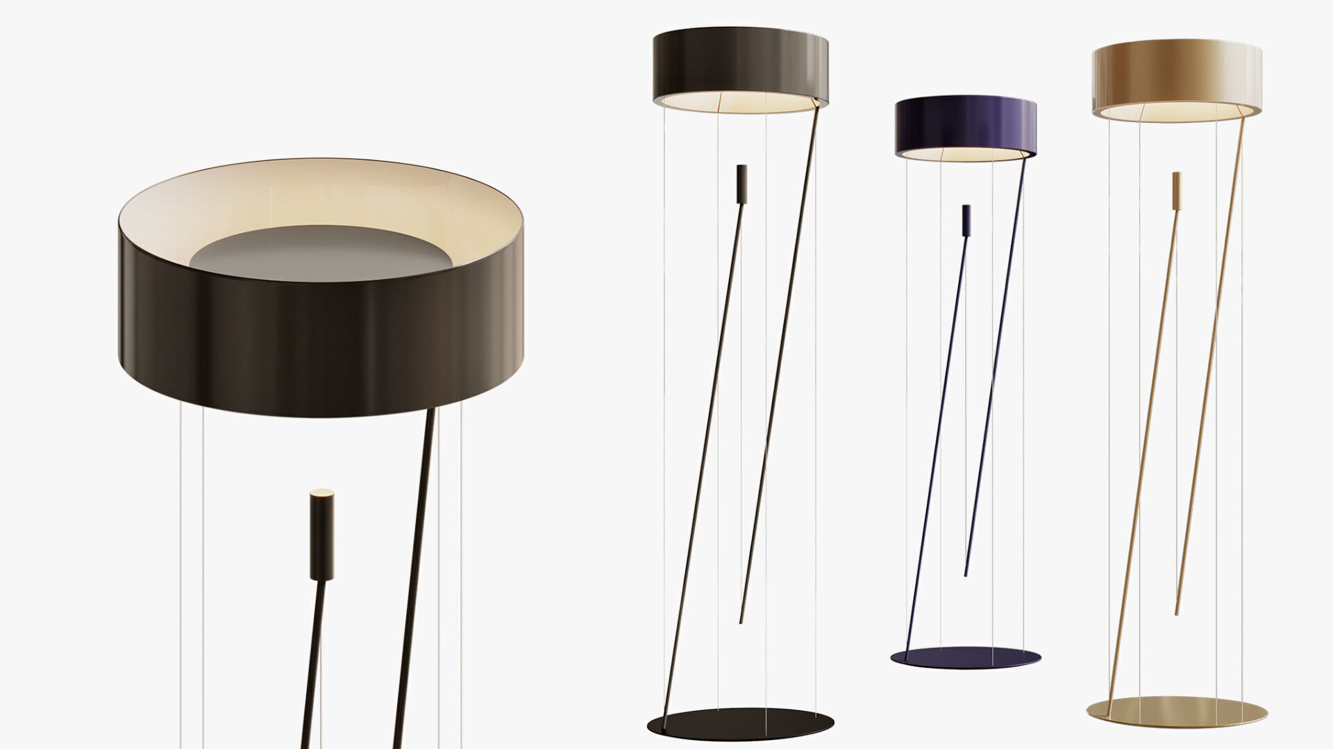 Moffan Furnishing Company Kong De Zheng Suspension Lamp 3D model_3