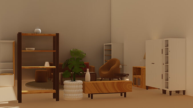 Room Assets 01 3D model