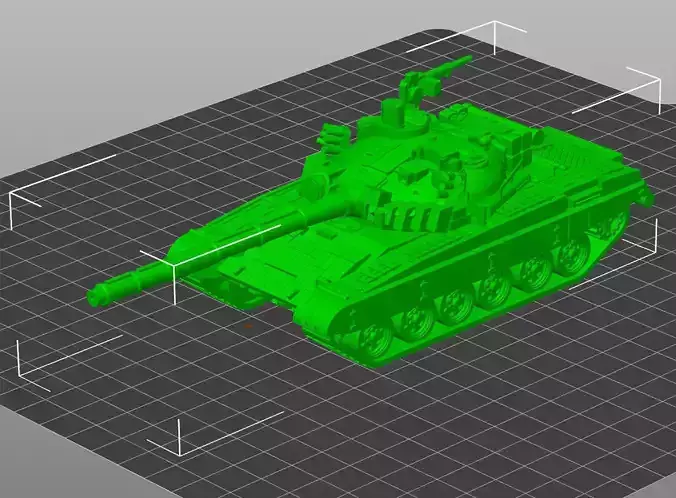 T-72 M4 CZ ready to print  3D print model