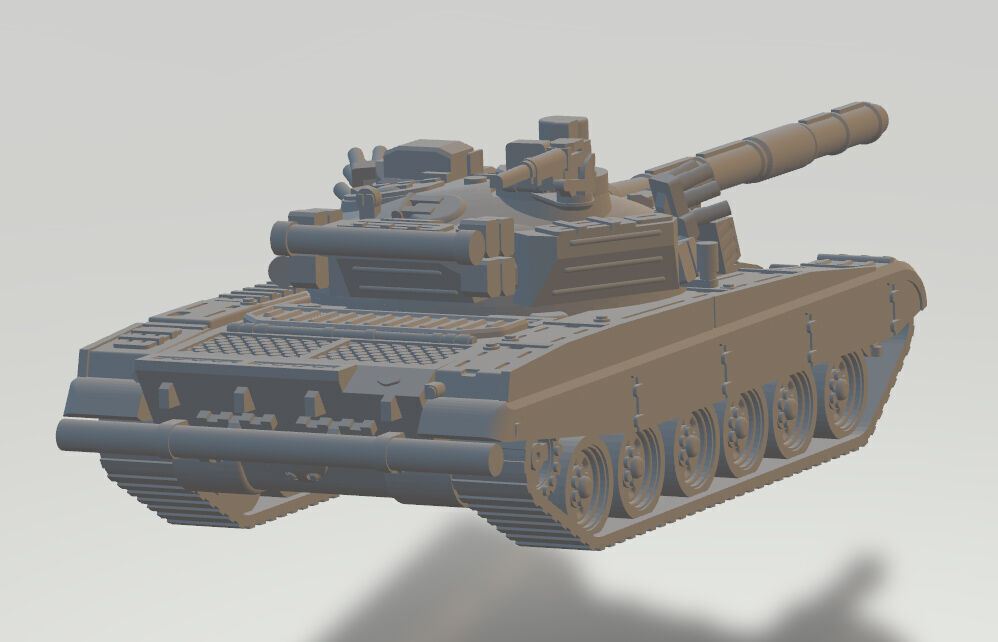 T-72 M4 CZ ready to print 3D print model_3