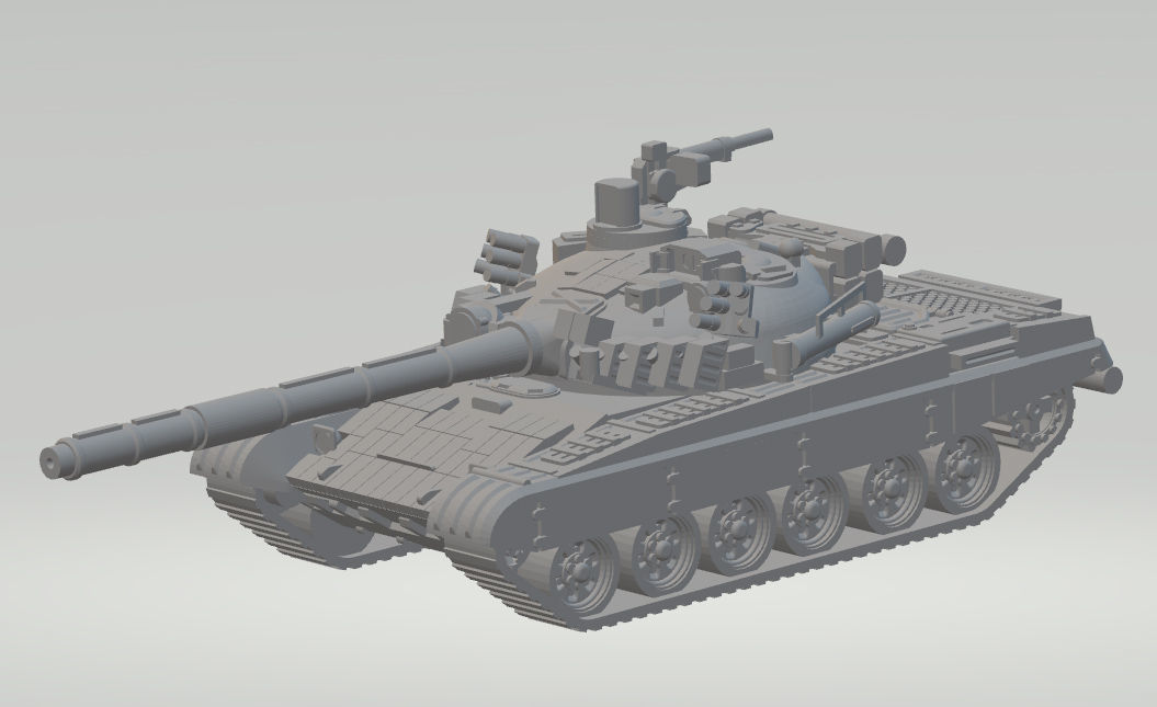 T-72 M4 CZ ready to print 3D print model_2