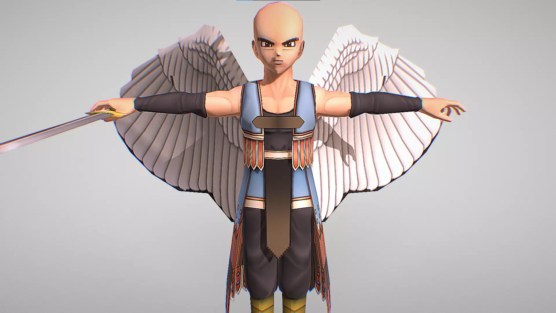 Aquila - Dragon Quest Rivals Ace Low-poly 3D model
