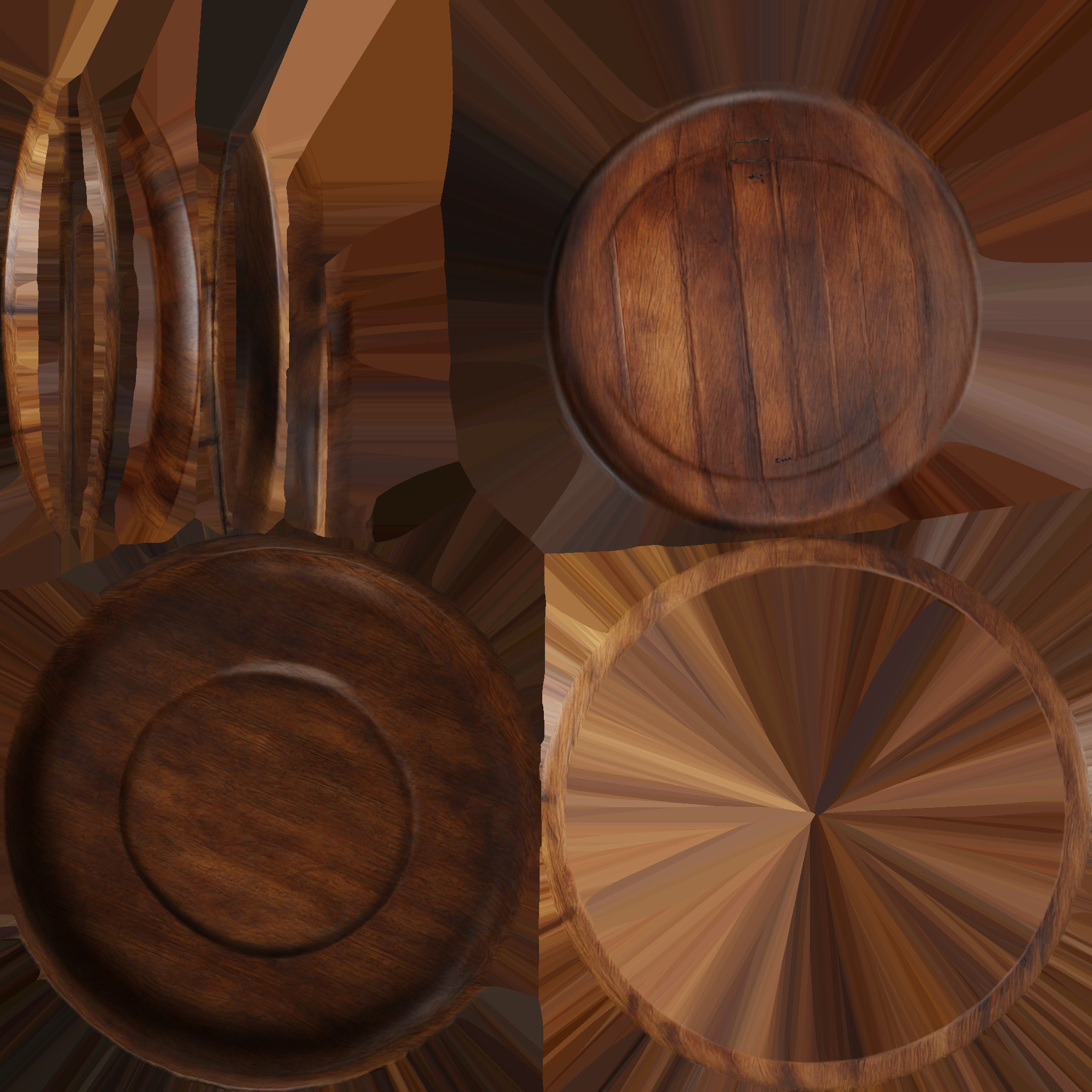 3d Model Cutting Board On Isolated On White 3d Generated 3D model_8