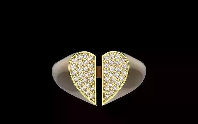 Heart ring model 977