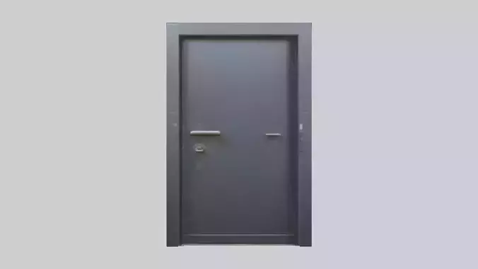 Security steel door model