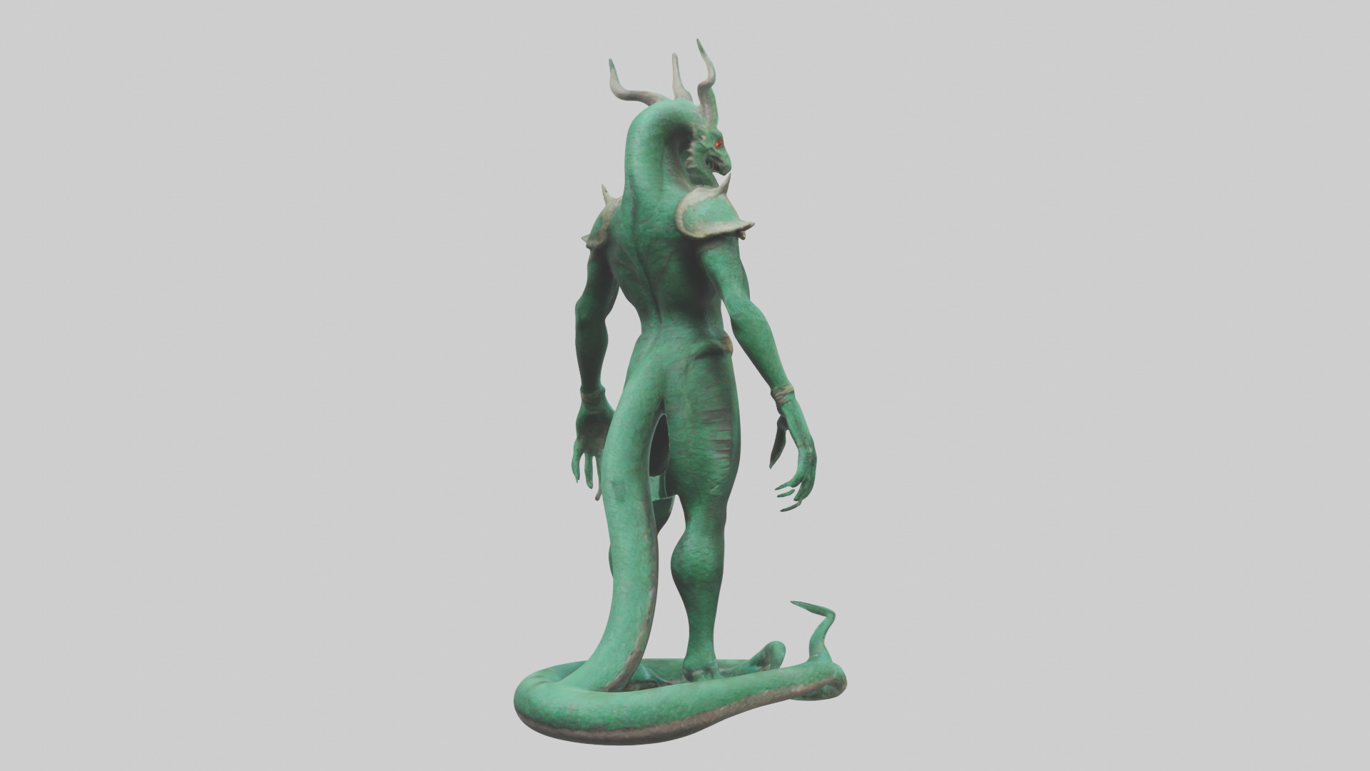 Sekhmet statue model 3D model_21