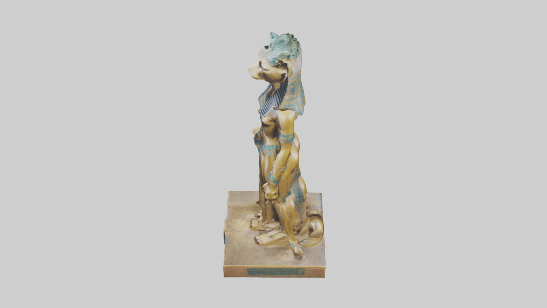 Sekhmet statue model 3D model_17