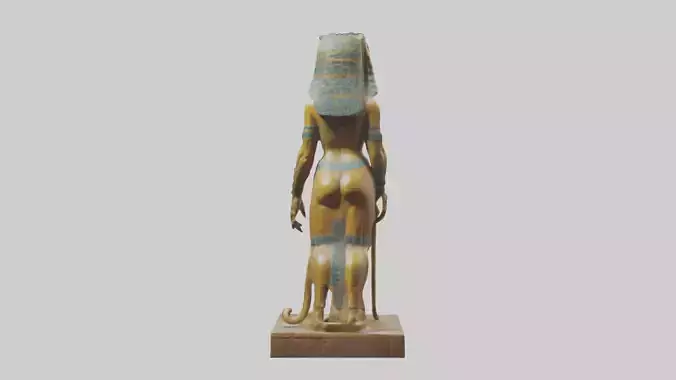 Sekhmet statue model 3D model