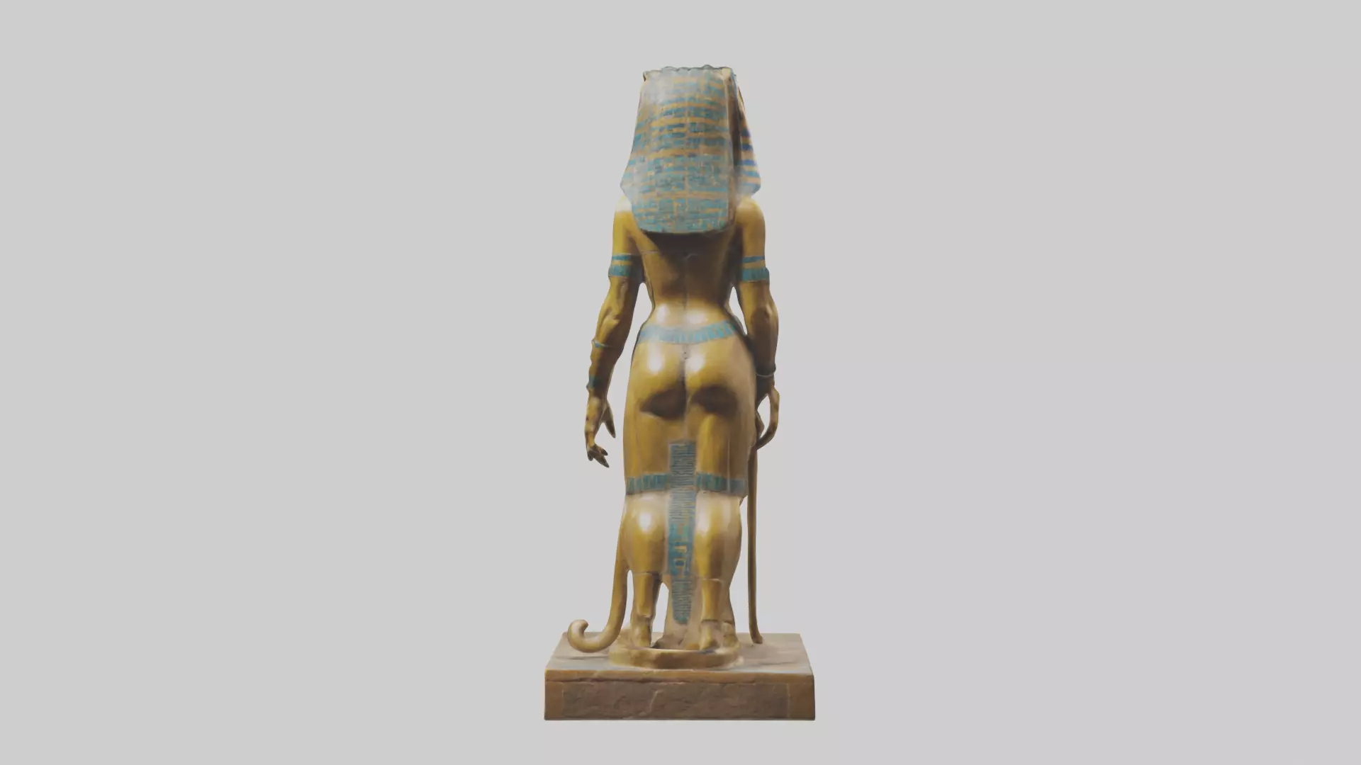 Sekhmet statue model 3D model_0
