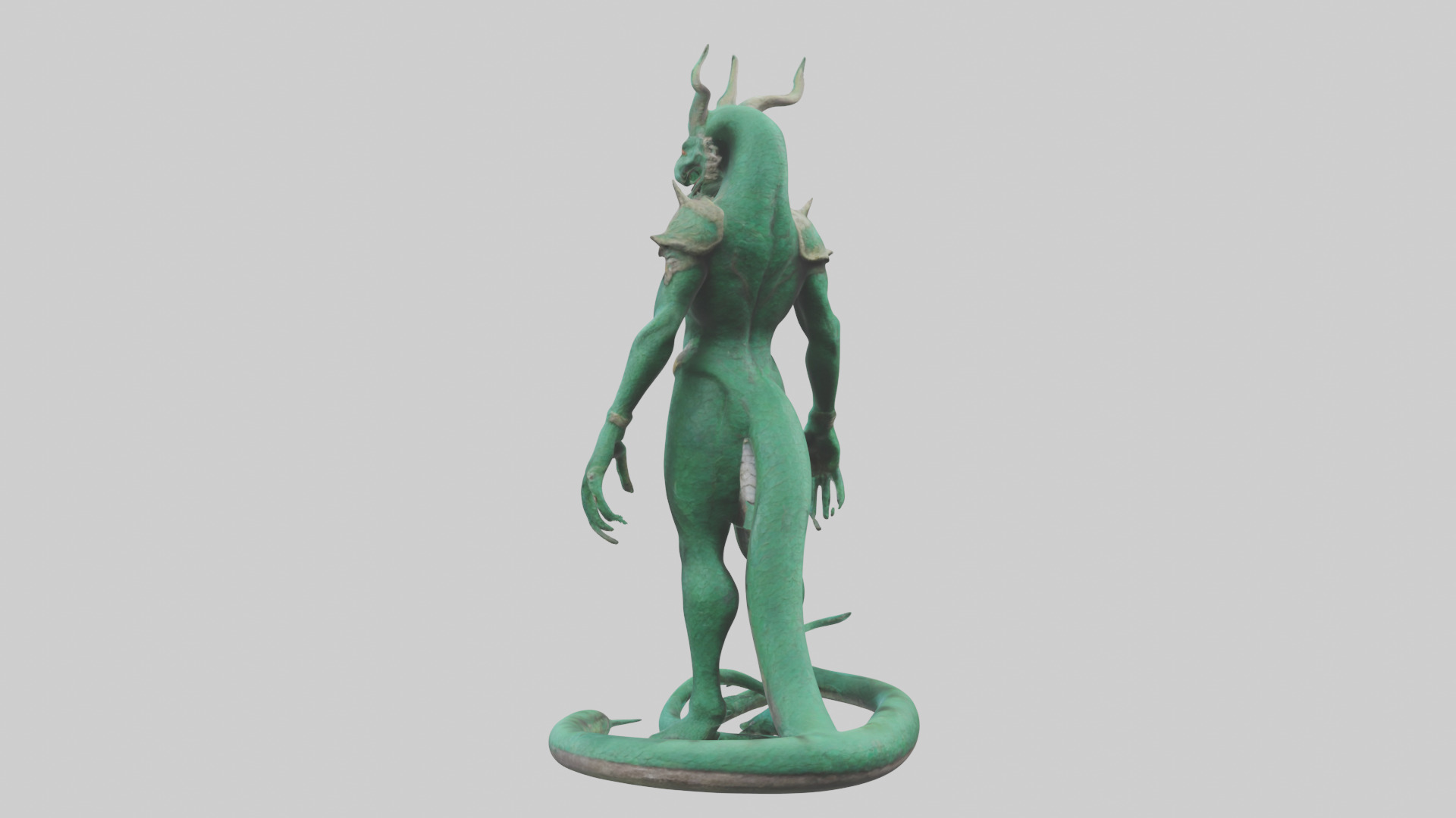 Sekhmet statue model 3D model_20