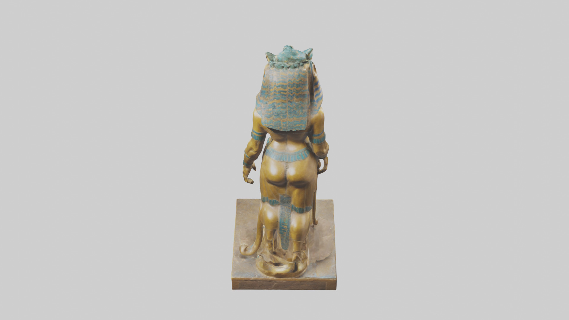 Sekhmet statue model 3D model_15