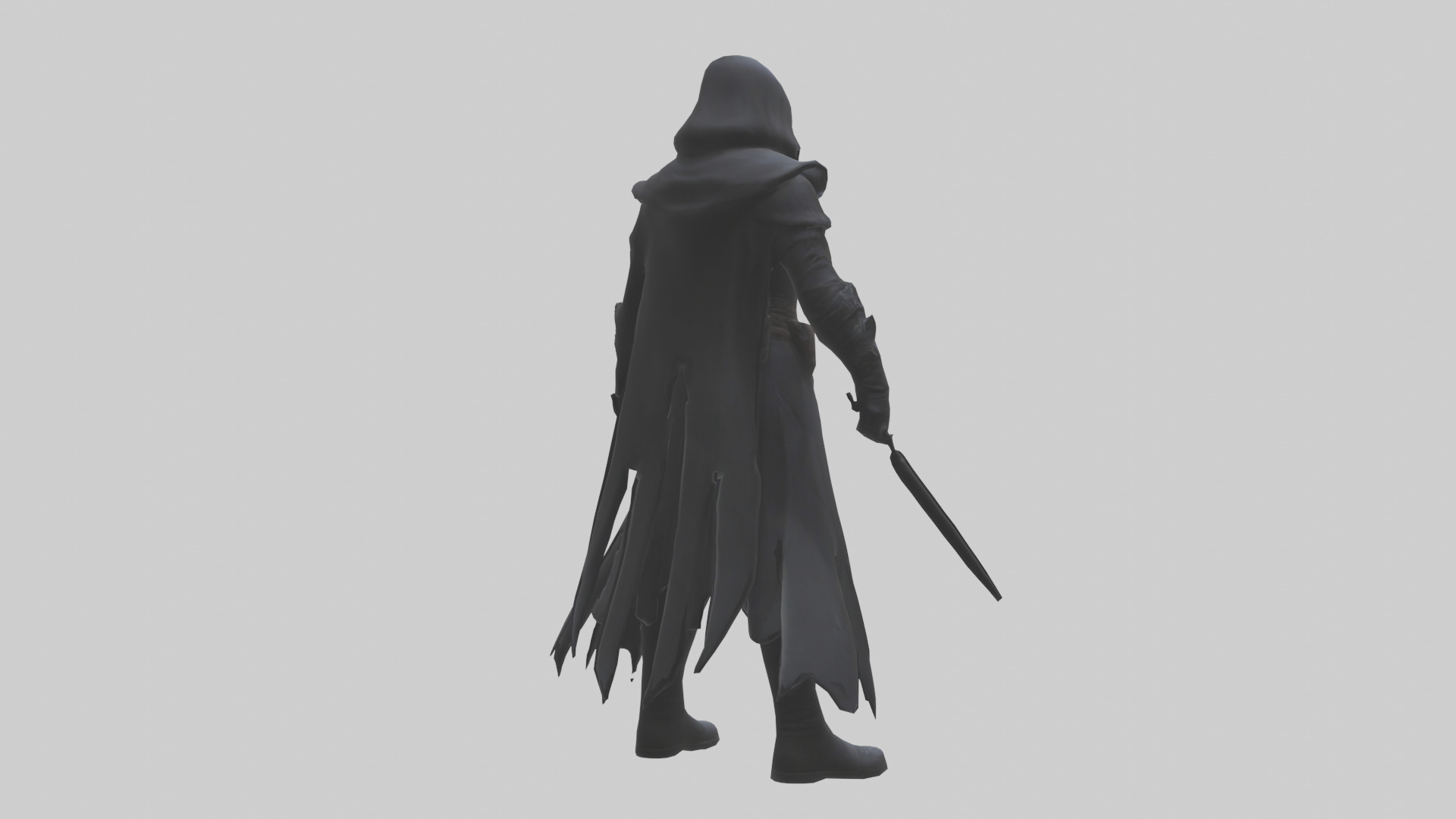 Shadow assassin model 3D model_4