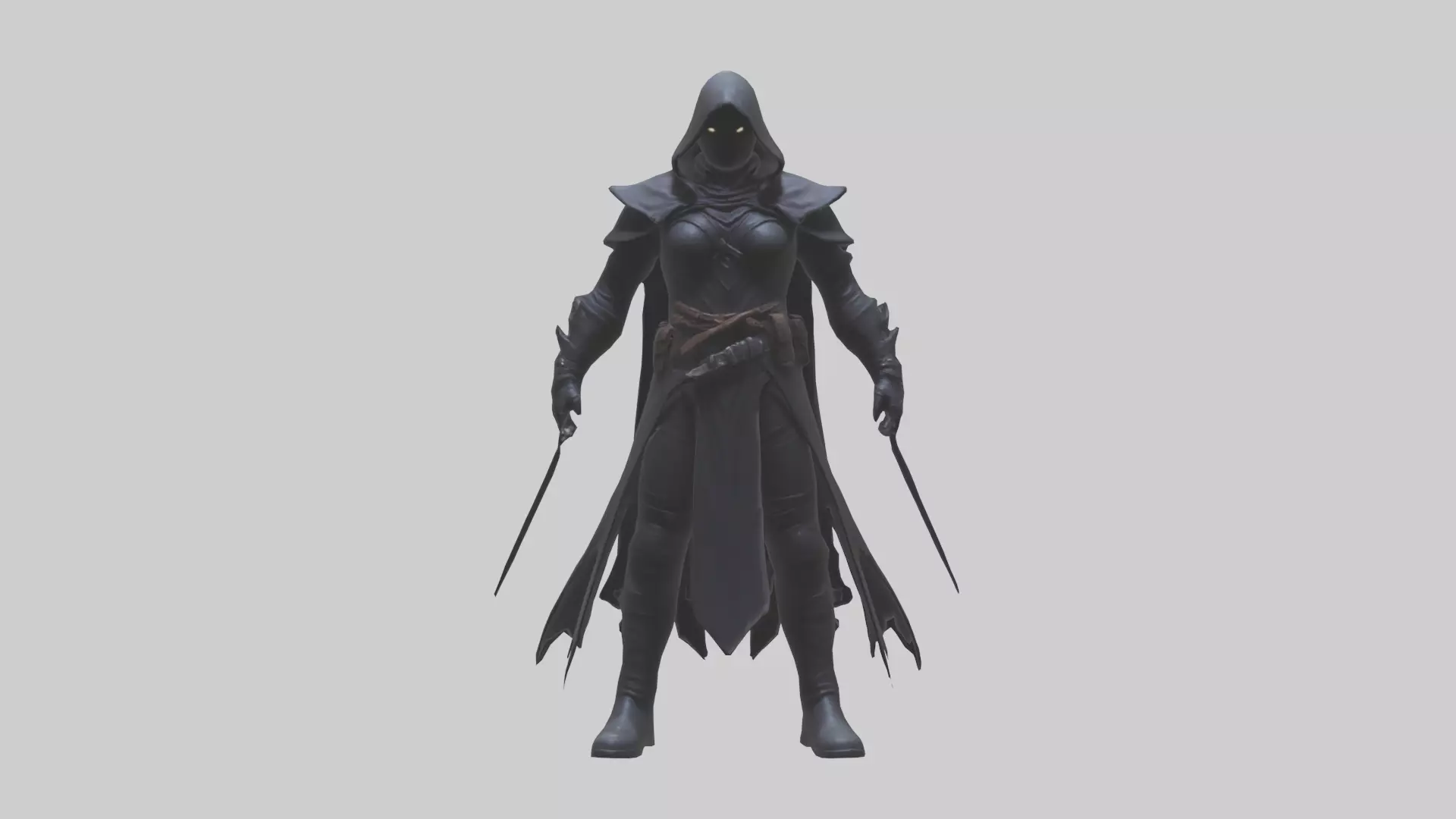 Shadow assassin model 3D model_0
