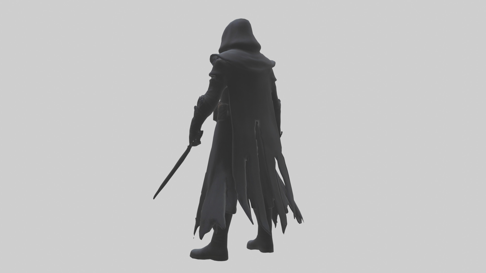Shadow assassin model 3D model_3
