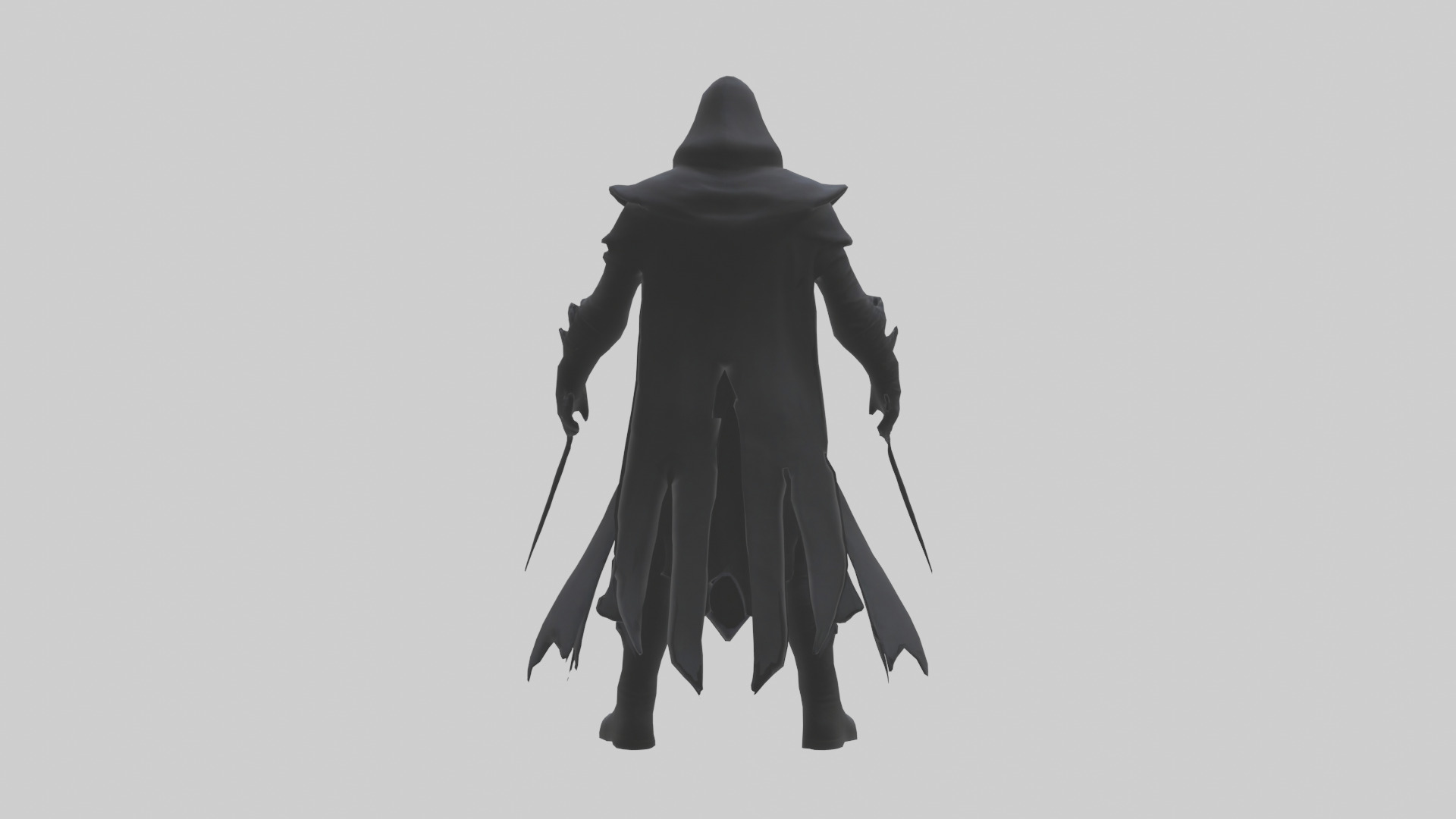 Shadow assassin model 3D model_2