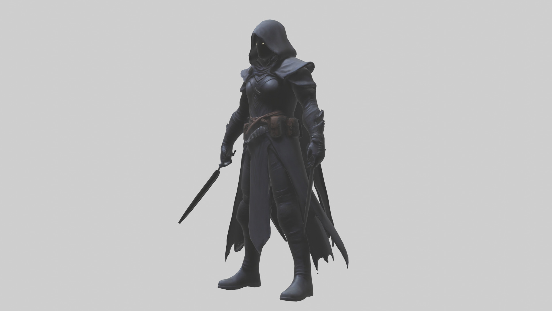 Shadow assassin model 3D model_10