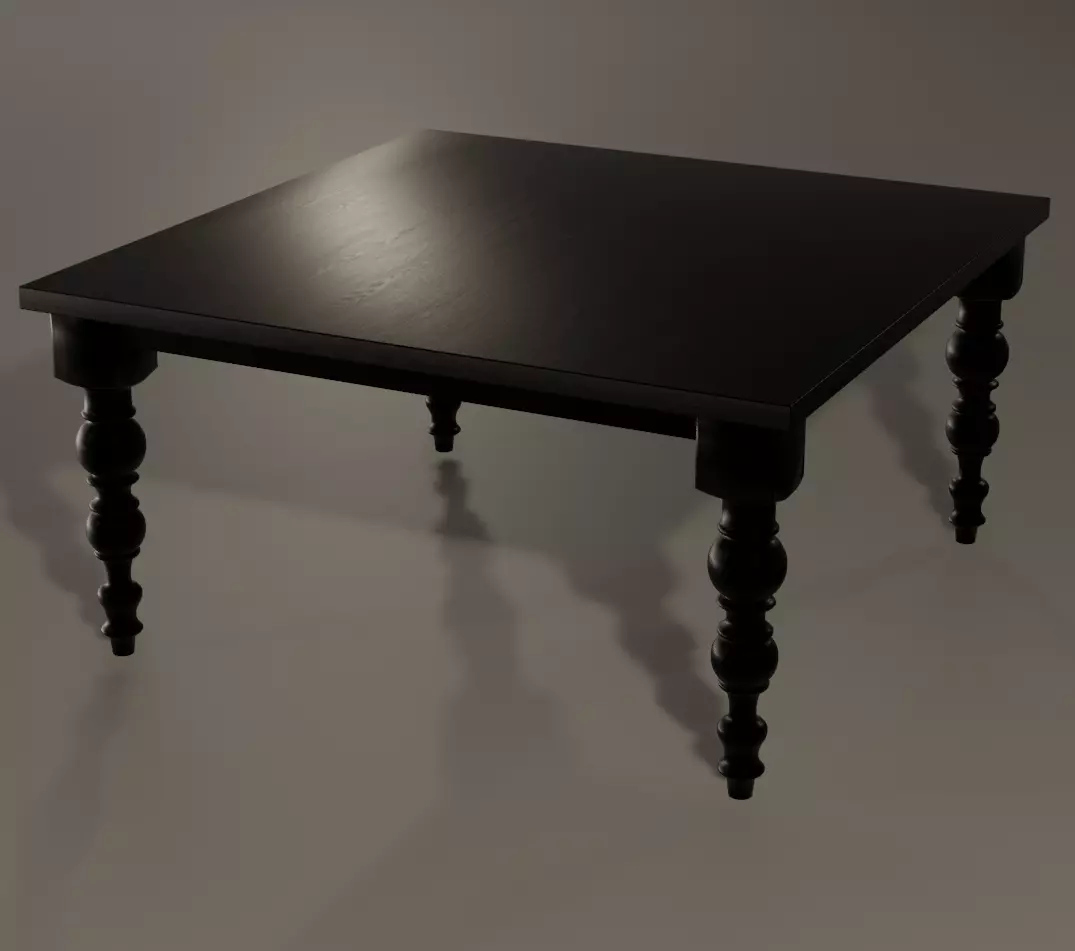 NK Dining Table by Path Design Free 3D model_0