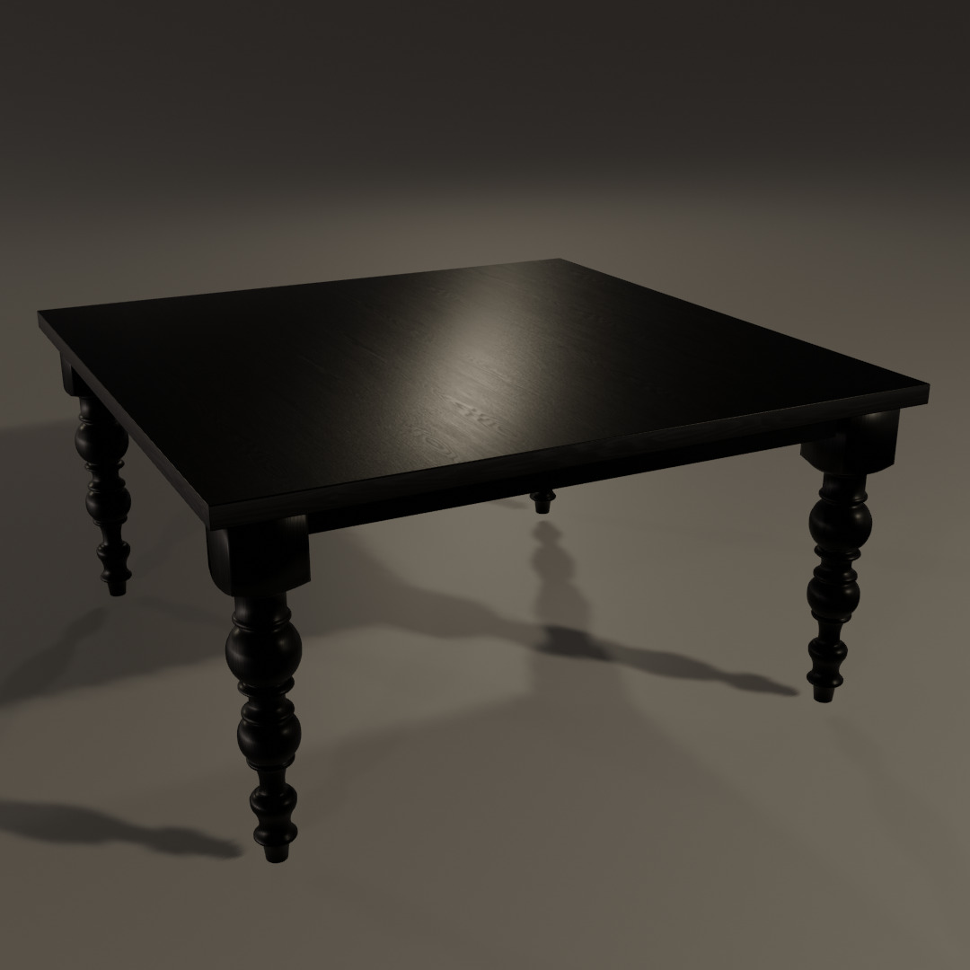 NK Dining Table by Path Design Free 3D model_1