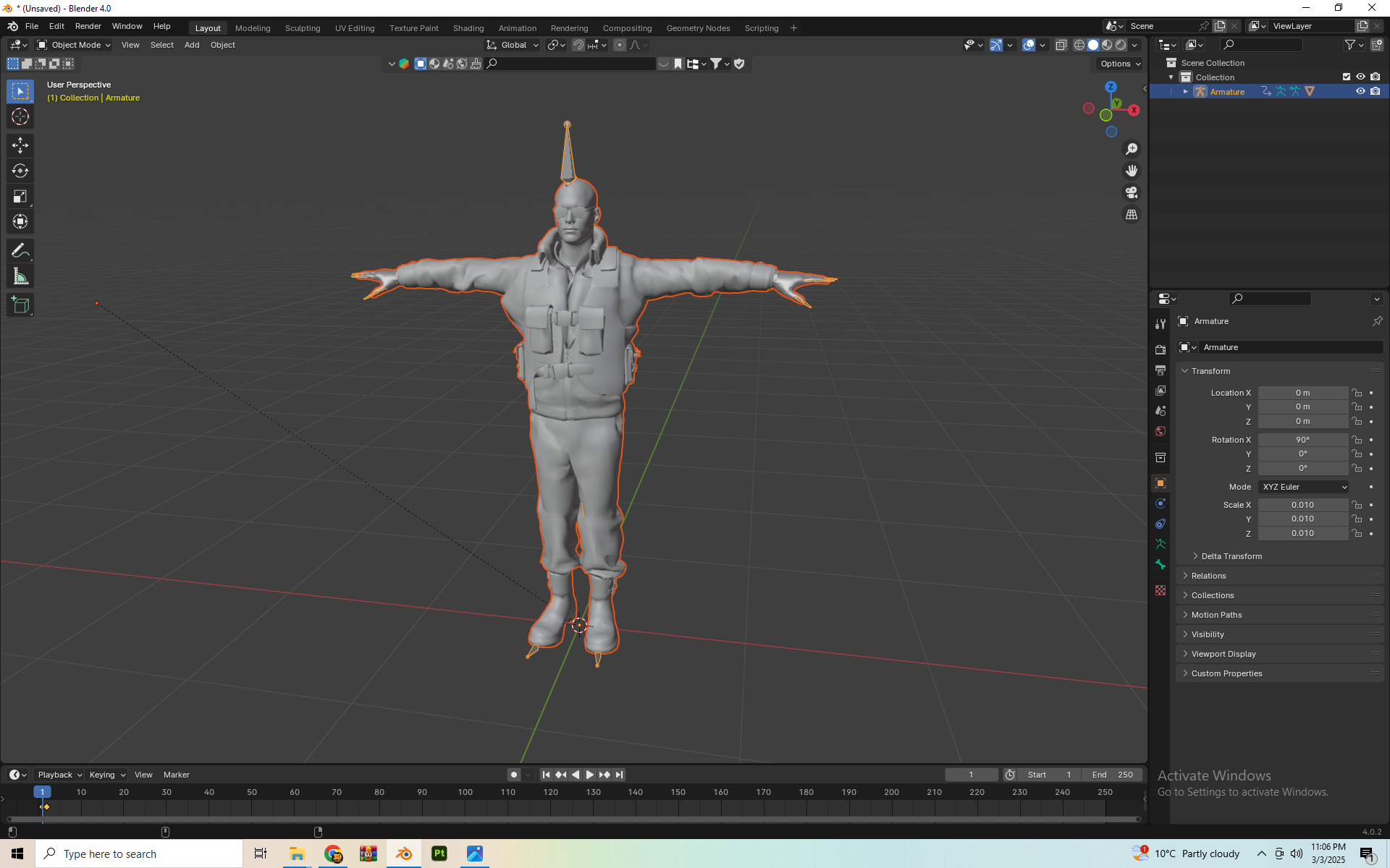 character 3d Low-poly 3D model_6